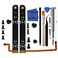 iParto Replacement Right and Left Slide Rail Replacement for Nintendo Switch OLED Console Slide Rail with Flex Cable Replacement Kit for NS Switch OLED Slider Bracket Slide Bar