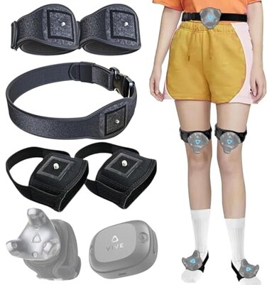 Skywin Vive Tracker Straps for HTC Vive 30 20 and Ultimate Trackers 1 Belt 2 HandsLegs 2 Feet Secure and Comfortable Full Body Tracking Trackers Not Included