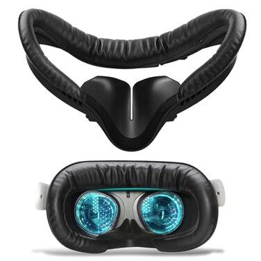 AODELAN Compatible with Oculus Quest 2 Face Bracket ReplacementVR PU Leather Face Pad Protective for Meta Quest 2SweatProof Comfortable Face Cover Cushion VR Accessories