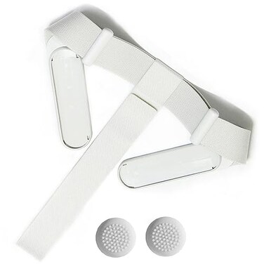 VicRole Replacement Head Strap for Oculus Quest 2 Headset Headstrap for Meta Quest 2 PC Virtual Reality Headsets VR Accesories with 1 Pair Thumb Grip Caps