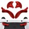 eXtremeRate Back Paddles for PS5 Edge Controller Metallic Scarlet Red Replacement Interchangeable 4PCS Metal Back Buttons for PS5 Edge Controller Controller NOT Included