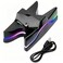 KlsyChry Dual Controller Charger Dock Station for PS4 Blue LED Charger Stand for PS4 Controller Dualshock 4 Charging Dock