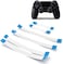 Ambertown 6PCS for PS4 Controller 12 Pin 14 Pin Charging Board Flex Cable 10 Pin Touch Pad Flex Ribbon Cable