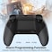 CHEREEKI Wireless Controller for PS4 with 2 Macro Buttons 35mm Audio and Turbo Function 6Axis Motion Control Dual Vibration Gamepad Joystick for PS4 Compatible with PS4 Slim Pro