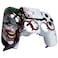 eXtremeRate Clown Hahaha Ghost Replacement Faceplate Touchpad Cover Redesigned Housing Shell Case Touch Pad Compatible with PS4 Slim Pro Controller JDM040050055 Controller NOT Included