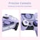 GeekShare Controller Skin Set Compatible with PlayStation 5 Wireless Controller AntiSlip Silicone Protective Cover CaseIncludes 2 Thumb Grips and 2 Stickers Star Wings Purple