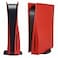 VLANMON Disc Edition Face Plates Cover Skins Shell Panels for PS5 Console Accessories for PlayStation 5 Protective Shell Replacement Faceplate Red