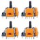 Ikpek 4pcs HallEffect Joysticks Replacement for DualSense PS5 Controller 3D Analog Sensor Wheel Thumb Sticks Rocker Module Replacement for PlayStation 5 Controller
