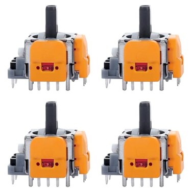Ikpek 4pcs HallEffect Joysticks Replacement for DualSense PS5 Controller 3D Analog Sensor Wheel Thumb Sticks Rocker Module Replacement for PlayStation 5 Controller