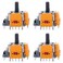 Ikpek 4pcs HallEffect Joysticks Replacement for DualSense PS5 Controller 3D Analog Sensor Wheel Thumb Sticks Rocker Module Replacement for PlayStation 5 Controller