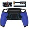 eXtremeRate Blue Rubberized Grip Programable RISE4 Remap Kit for PS5 Controller BDM 010 BDM 020 Upgrade Board Redesigned Back Shell 4 Back Buttons for PS5 Controller Controller NOT Include