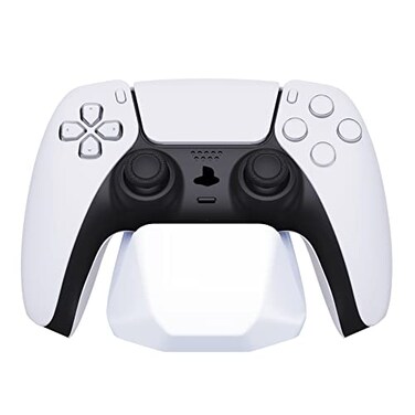 PlayVital Universal Controller Stand for Nintendo Switch 2 Pro Switch Pro Gamepad Stand for ps5 ps4 Controller Display Stand Holder forXbox Series XS Controller White