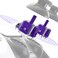 eXtremeRate eXhall Digital Calibrable Hall Effect Thumbstick Kit for PS5 Controller Replacement 3D Joystick Analog Stick Sensor Module Kit for PS5 Controller with Calibrate FPC Board Purple 120gf