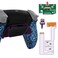 eXtremeRate Textured Blue Back Paddles Programable Rise V3 Remap Kit for PS5 Controller BDM030 040 050 Upgrade Board Redesigned Back Shell Buttons Attachment for PS5 Controller NO Controller