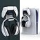 Foamy Lizard PS5 Controller Charger Console and Wall Mount for PlayStation 5 DualSense Fast Charging Station Hanging Dock Headphone Hook LED Indicator Overcharge Protection PS5 WhiteBlack