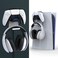 Foamy Lizard PS5 Controller Charger Console and Wall Mount for PlayStation 5 DualSense Fast Charging Station Hanging Dock Headphone Hook LED Indicator Overcharge Protection PS5 WhiteBlack