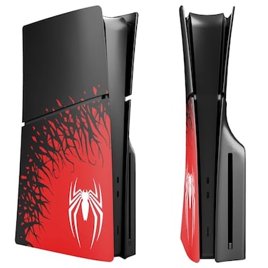 FormlessEmpire Faceplates for PS5 Slim Disc Edition Replacement Side Shell Panels AntiScratch DustProof Custom Design Cover Plates Spider Design