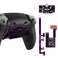 eXtremeRate RISE4 Plus MAX Back Paddles Kit with Clicky Trigger Stops Rubberized Grip for PS5 Controller BDM030 040 050 Remappable Back Buttons Kit for PS5 Controller Black NO Controller