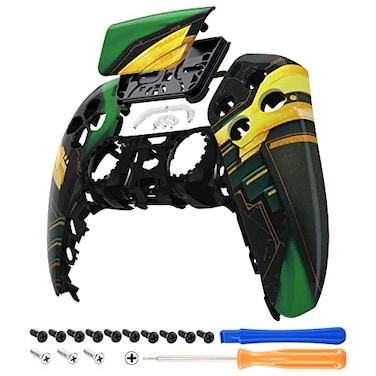 eXtremeRate Armor of Ragnarok Touchpad Front Top Shell Compatible with ps5 Controller BDM010 020 030 040 050 DIY Replacement Shell Custom Touch Pad Cover Compatible with ps5 Controller