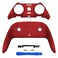 eXtremeRate Top Bottom Decorative Trim Shell Compatible with ps5 Edge Controller DIY Replacement Front Back Clip Shell Custom Scarlet Red Plates Cover Compatible with ps5 Edge Controller