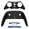 eXtremeRate Top Bottom Decorative Trim Shell Compatible with ps5 Edge Controller DIY Replacement Front Back Clip Shell Custom Black Plates Cover Compatible with ps5 Edge Controller