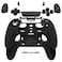 eXtremeRate Full Set Shell with Buttons Touchpad Cover Compatible with ps5 Edge Controller Black Custom Replacement Decorative Trim Shell Front Back Plates Compatible with ps5 Edge Controller
