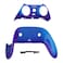 eXtremeRate Top Bottom Decorative Trim Shell Compatible with ps5 Edge Controller DIY Replacement Front Back Clip Shell Custom Chameleon Purple Blue Plates Cover Compatible with ps5 Edge Controller