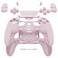 eXtremeRate Full Set Shell with Buttons Compatible with p s 5 Edge Controller Cherry Blossoms Pink Replacement Decorative Trim Shell Front Back Plates Compatible with p s 5 Edge Controller