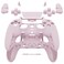 eXtremeRate Full Set Shell with Buttons Compatible with p s 5 Edge Controller Cherry Blossoms Pink Replacement Decorative Trim Shell Front Back Plates Compatible with p s 5 Edge Controller