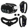 OOAVR VR Silicone Cover Set for OculusMeta Quest 3 AccessoriesVR Controller Grips CoverVR Shell CoverVR Silicone Face PadVR Thumbstick CoversBlack