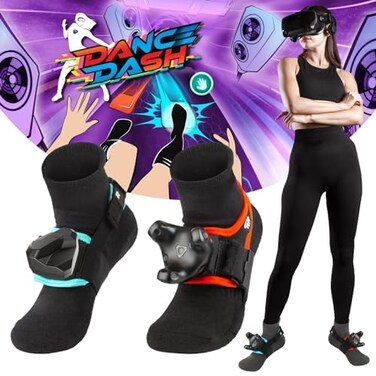Rebuff Reality Trackstraps Elite Foot Strap for VR Tracker Compatible with Vive Ultimate Tracker 30 20 Ideal for VRChat Dance Dash Full Body Tracking and VR Gaming 2 Feet Straps