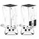 CXWITHY Skin Sticker for Xbox Series X Protective Cover Wrap Vinyl Decal Compatible with Console and Wireless Controller White