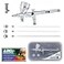 Master Airbrush G444SET High Precision Detail Control DualAction Gravity Feed Airbrush Professional Set and Includes ARC Link Card