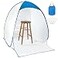 Bofoho Paint Spray Booth Tent Portable and Foldable Spray Paint Booth Tool with Vents Tool for Small DIY Painting Popup Windproof EasytoClean Paint Station Blue