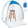 Bofoho Paint Spray Booth Tent Portable and Foldable Spray Paint Booth Tool with Vents Tool for Small DIY Painting Popup Windproof EasytoClean Paint Station Blue