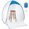 Bofoho Paint Spray Booth Tent Portable and Foldable Spray Paint Booth Tool with Vents Tool for Small DIY Painting Popup Windproof EasytoClean Paint Station Blue