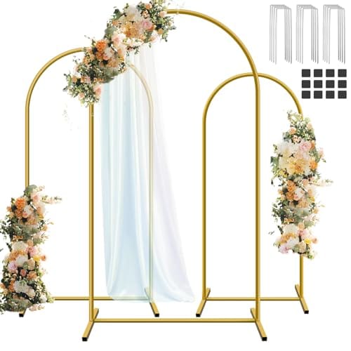 hemmotop Hemmotop Metal Arch Backdrop Stand Set