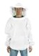 VIVO Professional White Extra Large Beekeeping Suit Jacket Pull Over Smock with Veil BEEV105XL