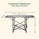 Cuisinart Take Along Grill Stand Lightweight Portable Folding Table with Side Tables Cup Holders Tool Hooks and Storage Shelf Collapsible Table No Assembly Required for BBQs and Camping