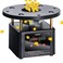 briidea Automatic Chicken Feeder Timer Briidea Poultry Feeder Motor and Timer Kit Metal Spin Plate Adjustable Mount Ideal for Chickens Ducks Geese