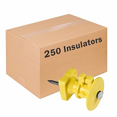 Zareba Systems IWKNYZ Z Insulator with DoubleHeaded Nails 250 Pack