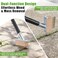 DEROFIT Crack Weeder Moss Remover Brush with 45 inch HandleManual Crevice Weeding Tool Stand Weed Puller Grout Brush for DeckPatioSidewalk WalkwayDriveway PavingCrevice Cleaning Tool