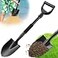 Feblomst Shovel Garden Shovels for Digging Gardening Heavy Duty 31 inch Small Short Metal Shovel with DHandle Sharp Round Point Blade Comfort Grip Camping Off Road Soil Kids Sand Beach Mini Spade Tool