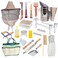 MayBee Beekeeping Supplies Bee Keeper Starting Kit 24 Pcs Beekeeping Tool Kit Bee Smoker Kit Including Beehive ToolsUncapping Tool and Beekeeping Veil