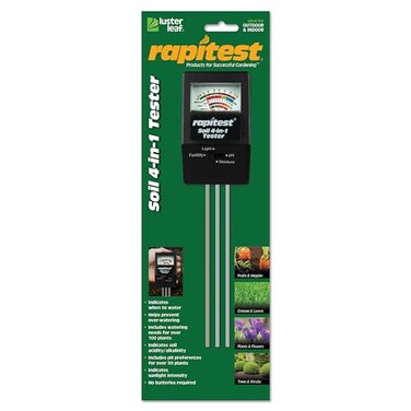 Luster Leaf 1818 Rapitest 4in1 Soil pHMoistureFertilityLight Tester Fertility
