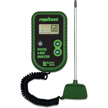 Luster Leaf Rapitest 4Way Digital Soil Analyzer for pH Moisture Temperature and Light Designed and Engineered in the USA