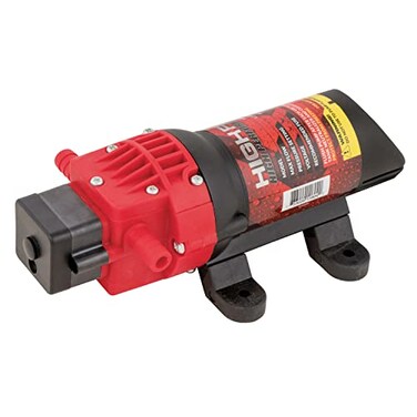 Fimco HighFlo 5151086 HighPerformance 12V Diaphragm Sprayer Pump 12GPM 60PSI 5Amp RoundUp Ready