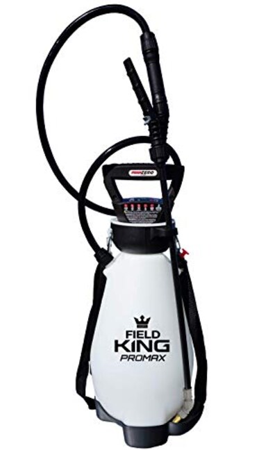 Field King 190571 LithiumIon Battery Powered Pump Zero Technology Sprayer 2Gal White
