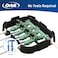 Orbit 57257 4Valve Preassembled Sprinkler Manifold Easy Install Smart Controller Compatible Works with PVC Poly Pipe Includes 4 inLine Valves