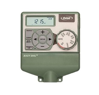 Orbit 57594 Easy Dial 4Station Indoor Sprinkler Controller Green